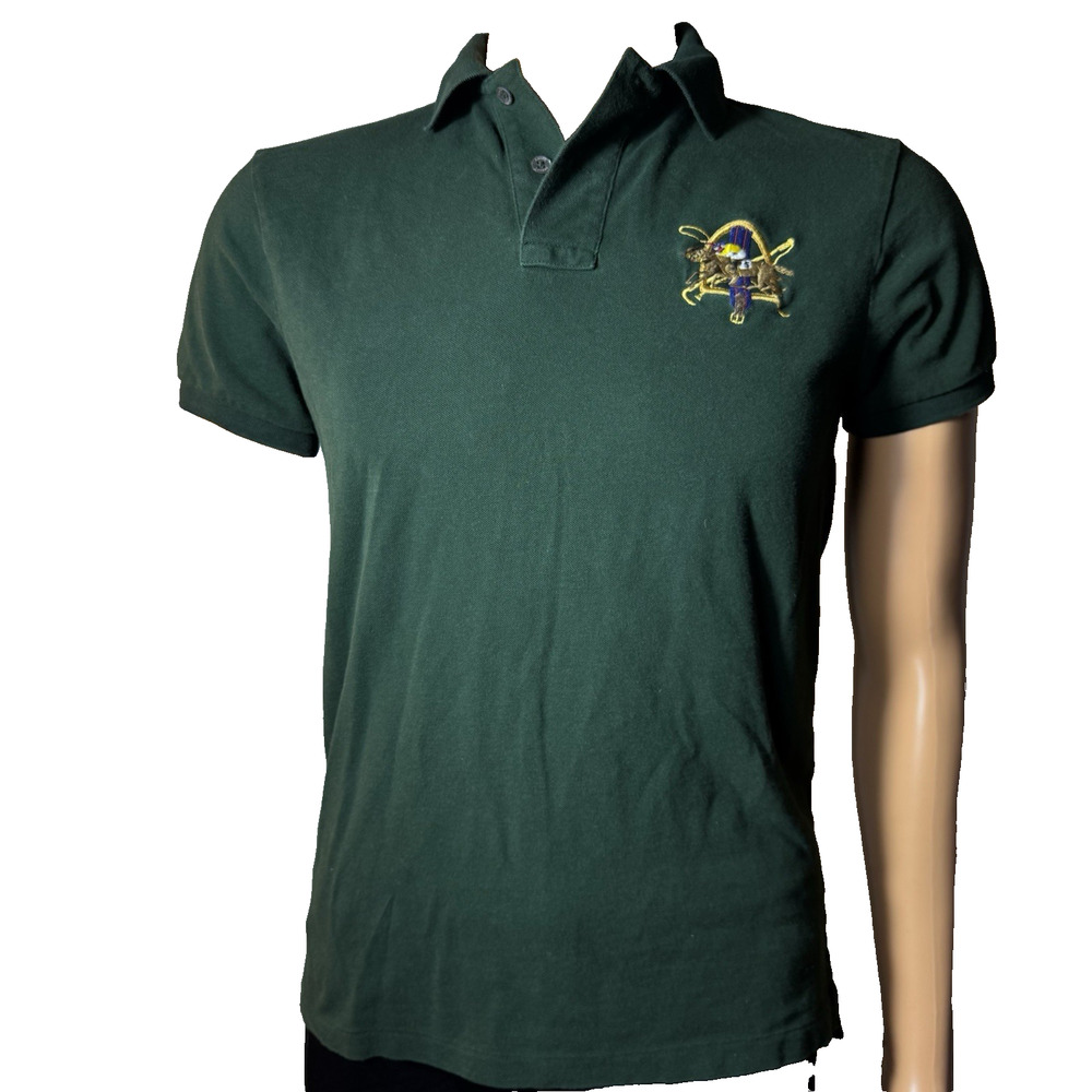 Polo Ralph Lauren Shirt Men’s Small Green Custom Fit